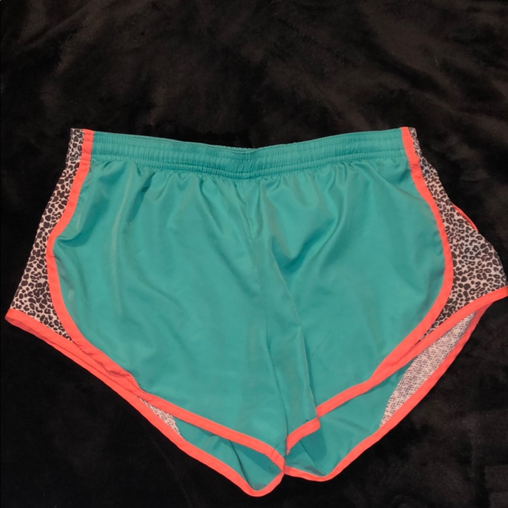 Teal shorts